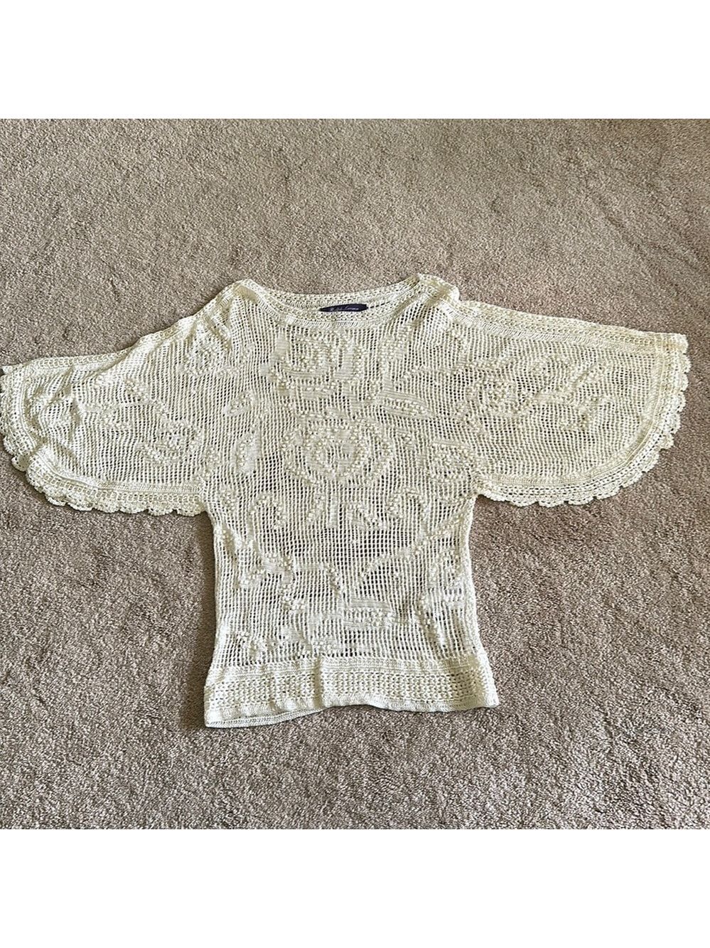 Ralph Lauren Purple Label Women's Crochet Top